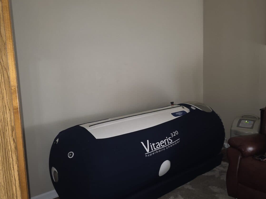 Soft-shell portable hyperbaric chamber at Natural Medical Solutions